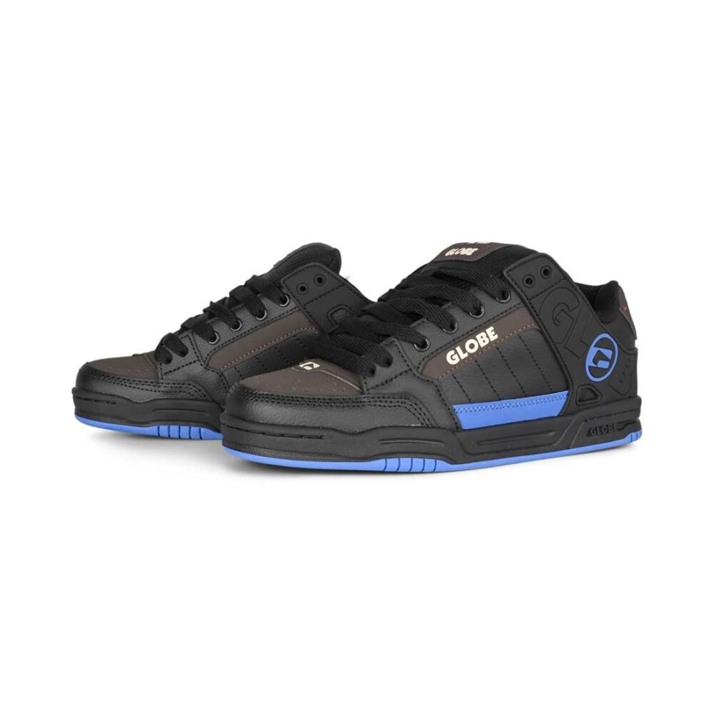 Globe Tilt Skate Shoes - Black/Tan/Cobalt