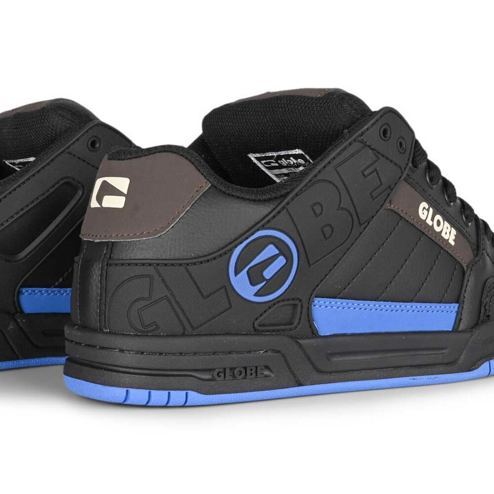 Globe Tilt Skate Shoes - Black/Tan/Cobalt