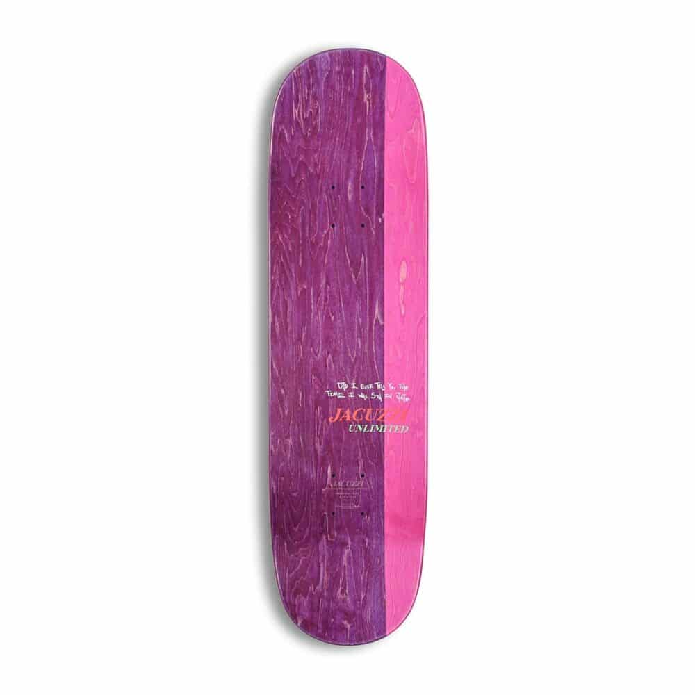 Jacuzzi Unlimited Burnt Rubber Ex7 8.25" Skateboard Deck - Blue