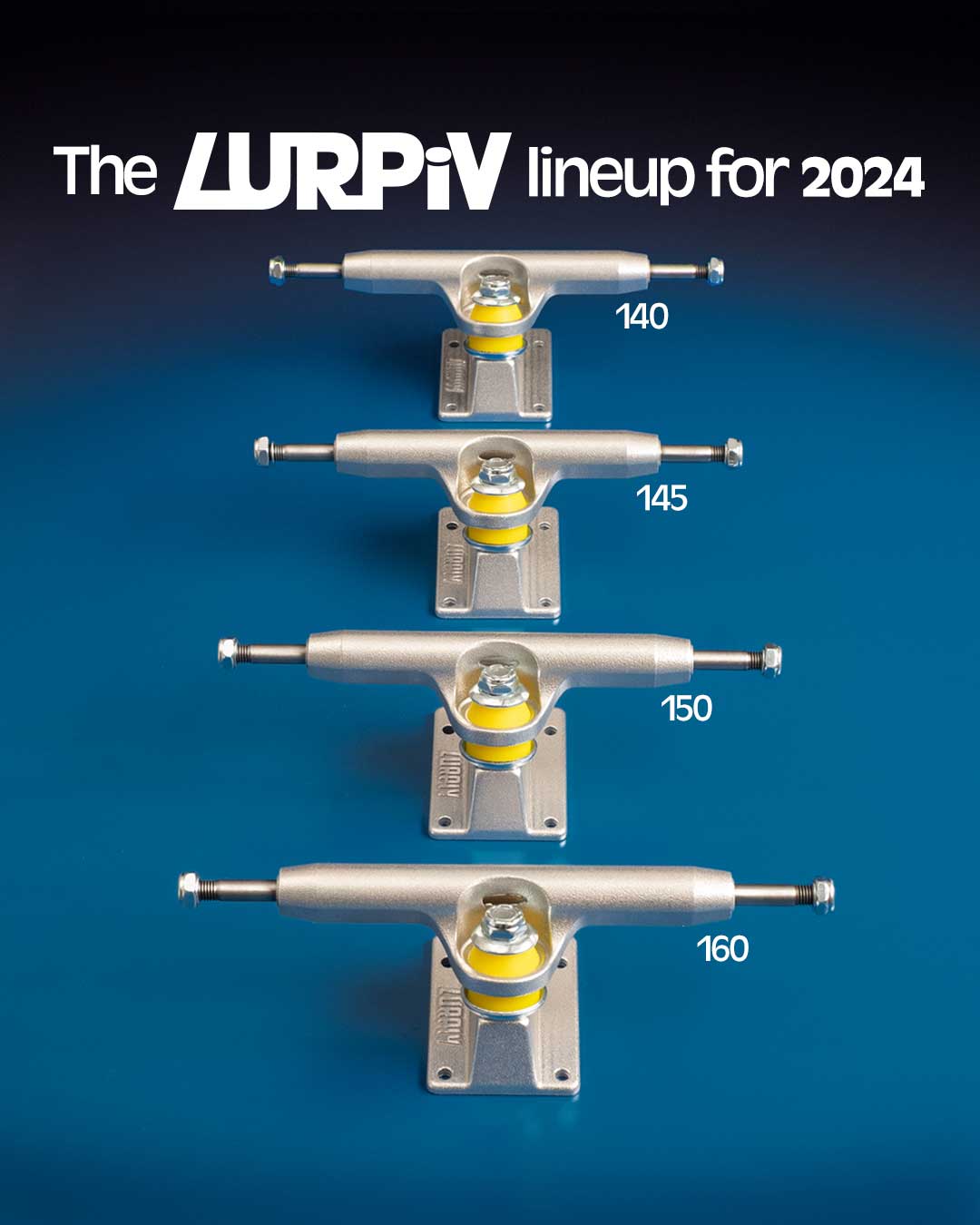 LURPIV TRUCK SOLID 140 - POLISH – Prime Skateboard Gallery
