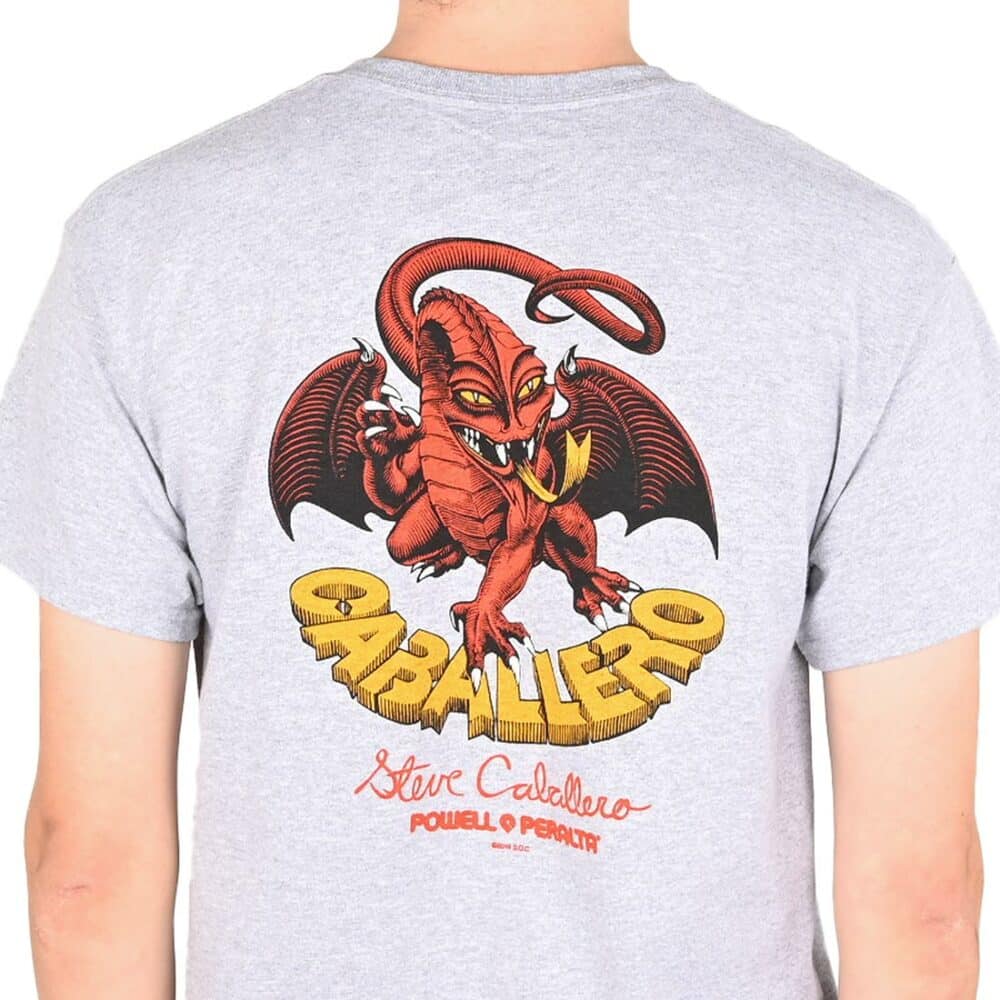 Powell Peralta Cab Dragon II S/S T-Shirt - Sport Grey