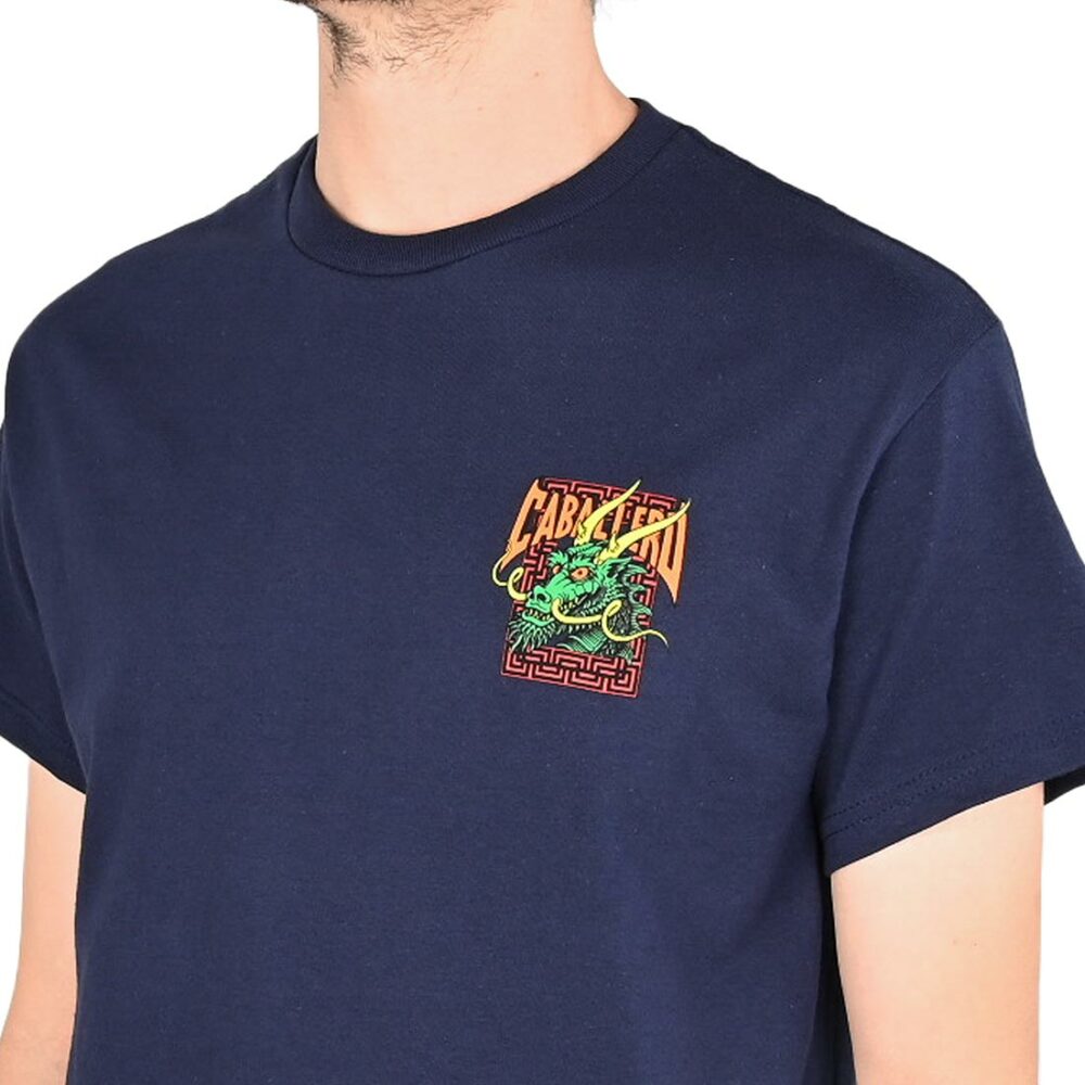 Powell Peralta Caballero Street Dragon S/S T-Shirt - Navy