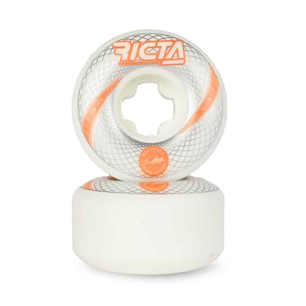 Ricta Asta Vortex Naturals Slim 101a 52mm Skateboard Wheels - White