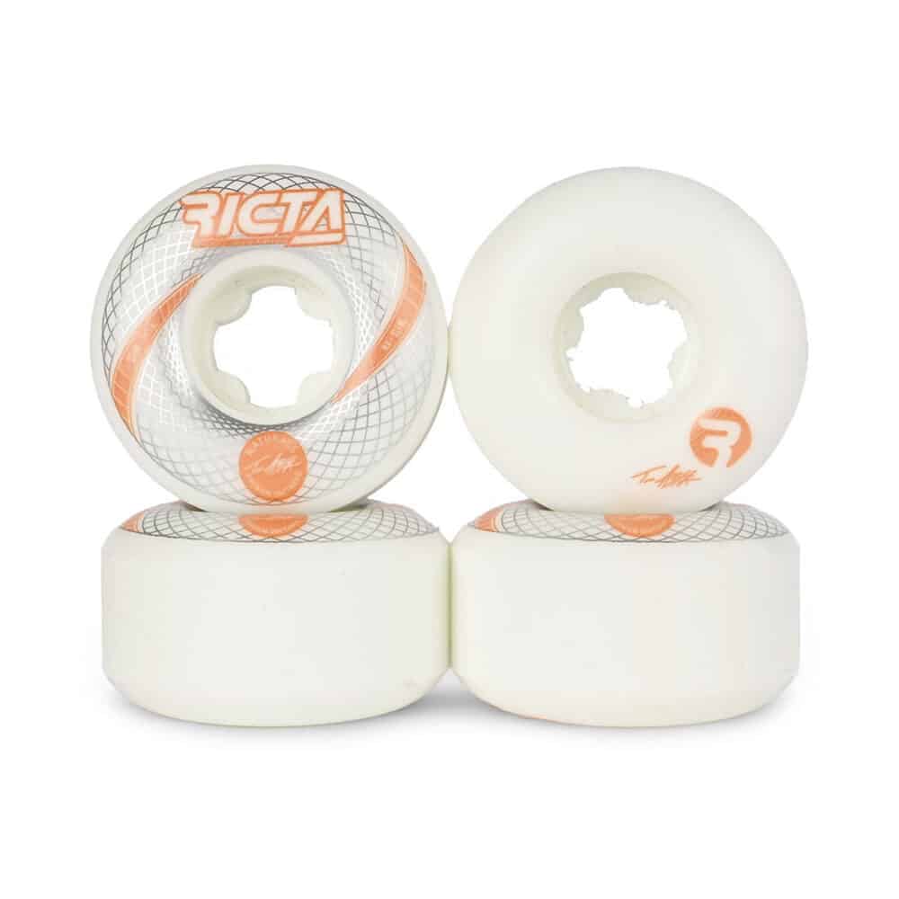 Ricta Asta Vortex Naturals Slim 101a 52mm Skateboard Wheels - White
