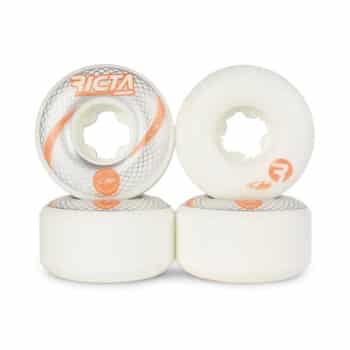 Ricta Asta Vortex Naturals Slim 101a 52mm Skateboard Wheels - White