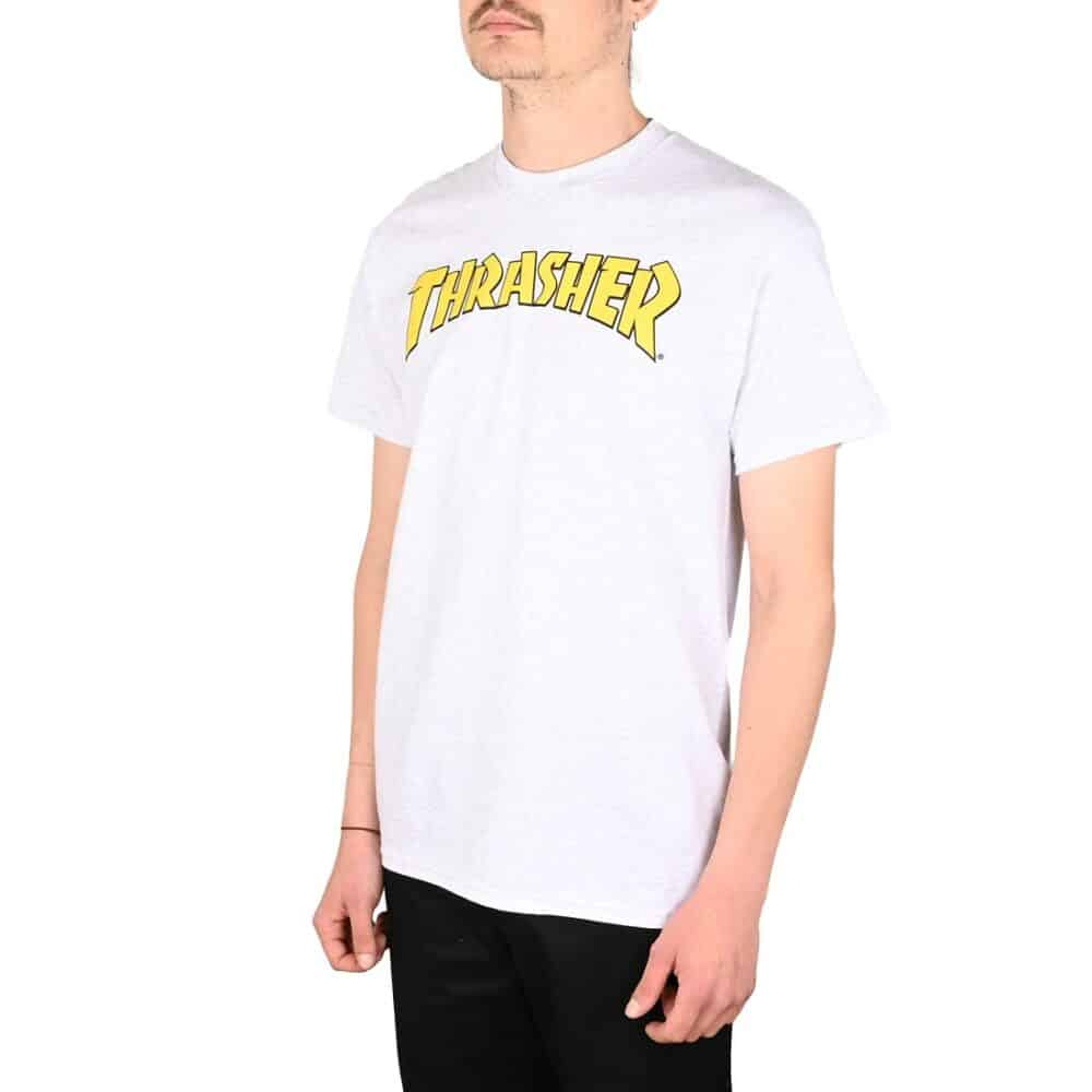 Thrasher Cover Logo S/S T-Shirt - Ash Grey