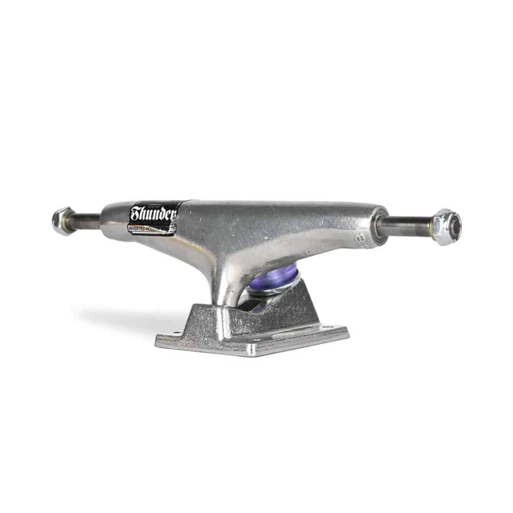 Thunder Inverted Kingpin 147 Trucks (Pair) – Polished Silver
