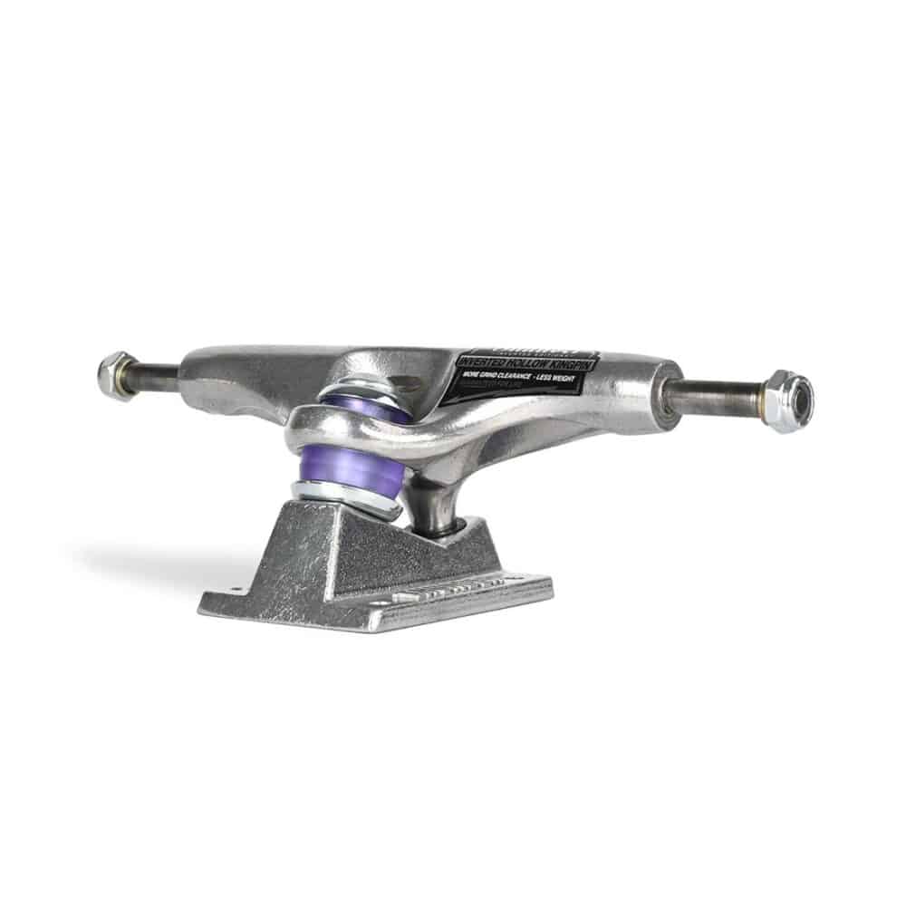 Thunder Inverted Kingpin 147 Trucks (Pair) – Polished Silver