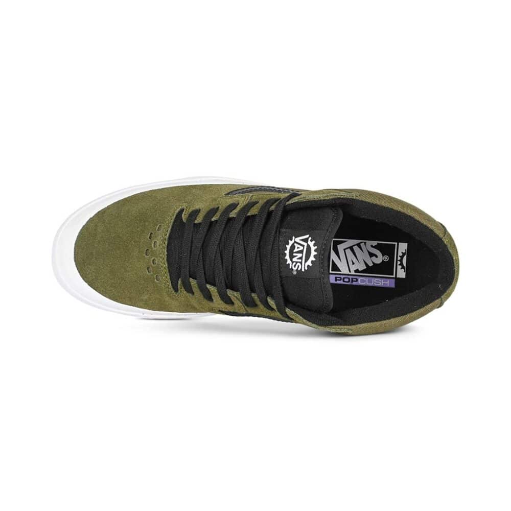 Vans 114 Mid BMX Shoes - Dark Olive