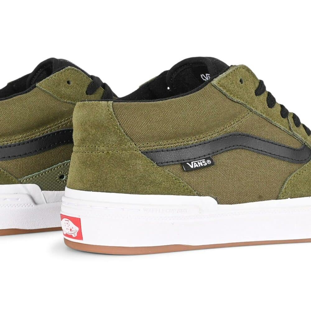 Vans 114 Mid BMX Shoes - Dark Olive