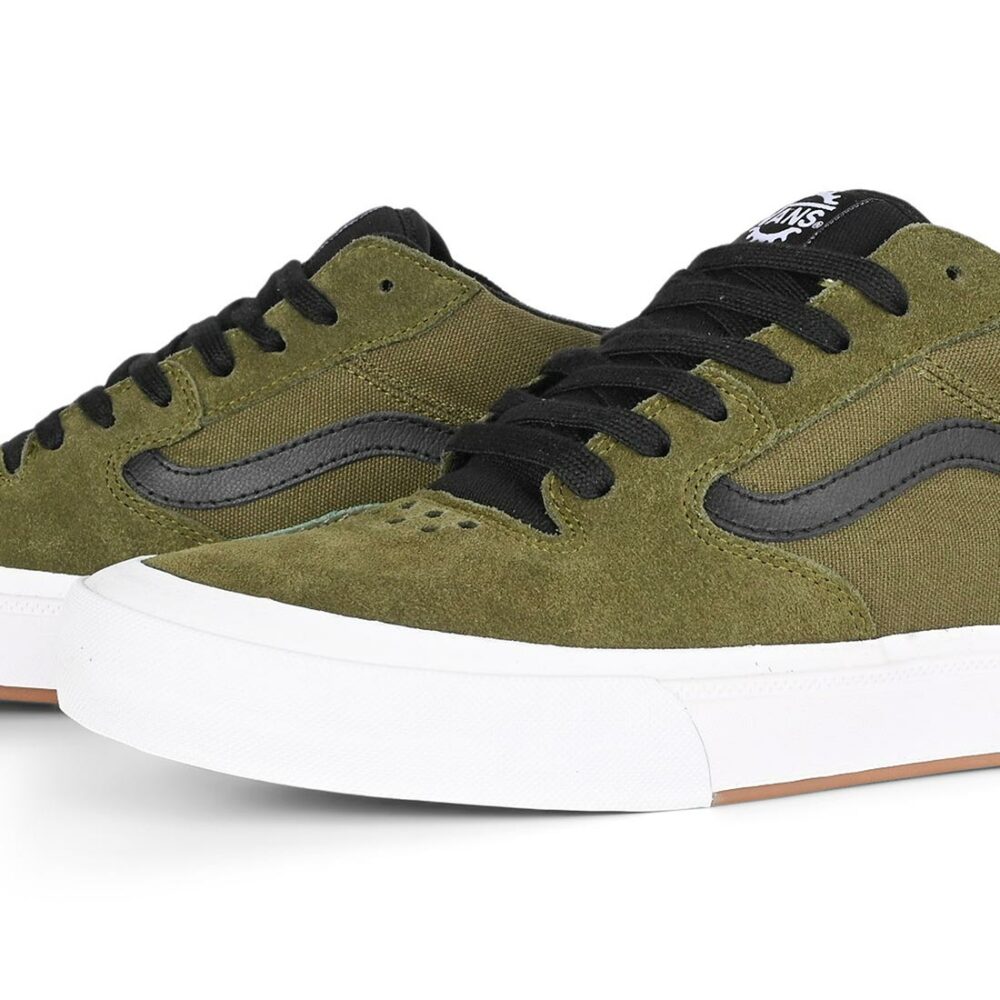 Vans 114 Mid BMX Shoes - Dark Olive