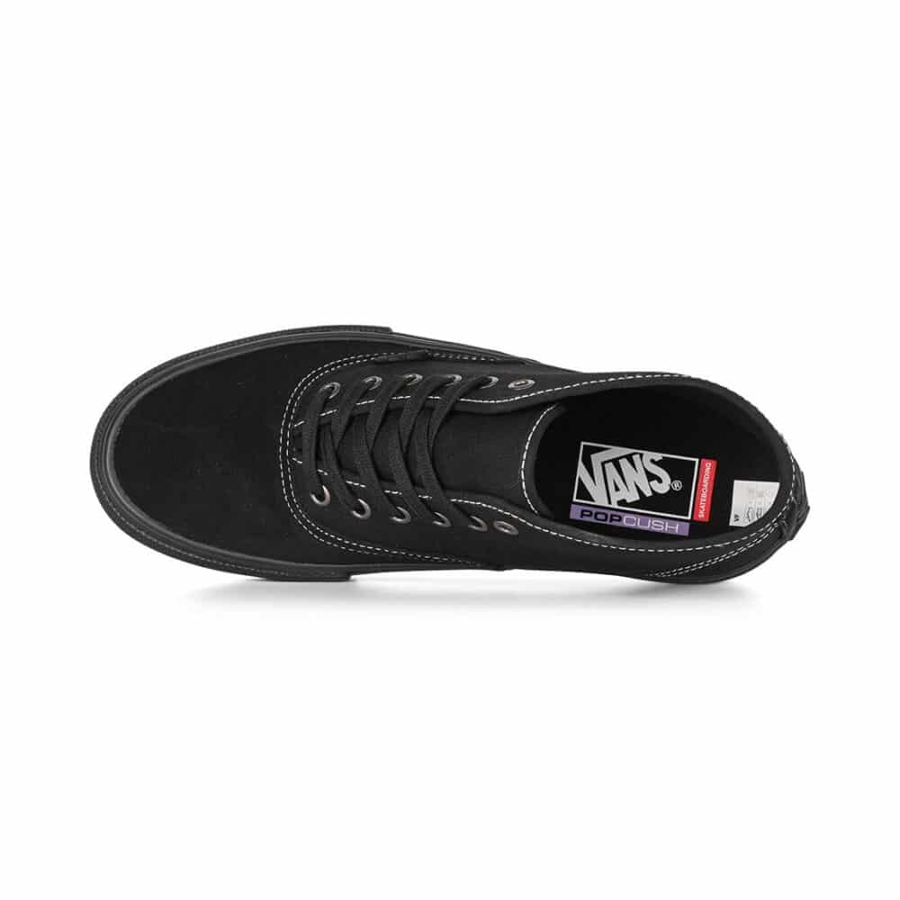 Vans Authentic Mid Skate Shoes - Blackout