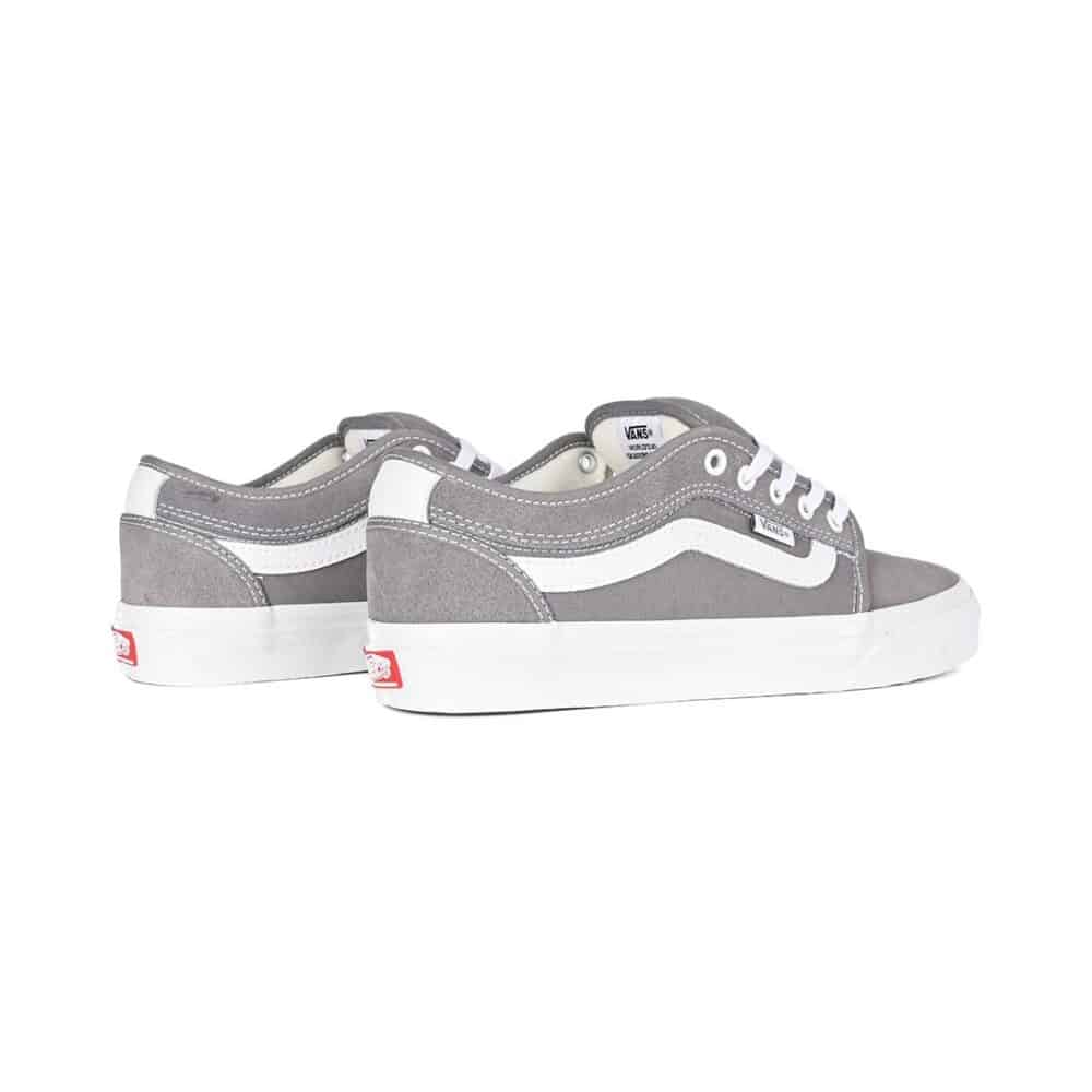 Vans Chukka Low Sidestripe Skate Shoes - Light Grey