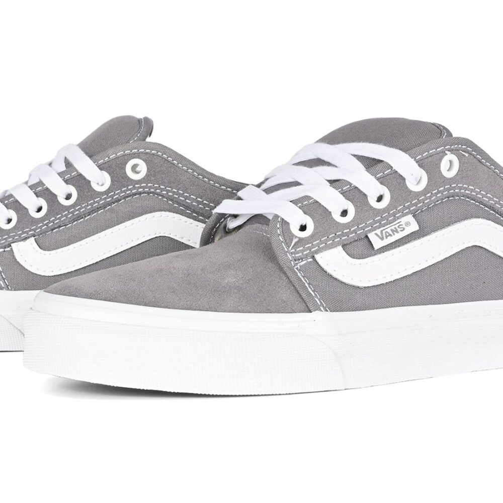 Vans Chukka Low Sidestripe Skate Shoes - Light Grey