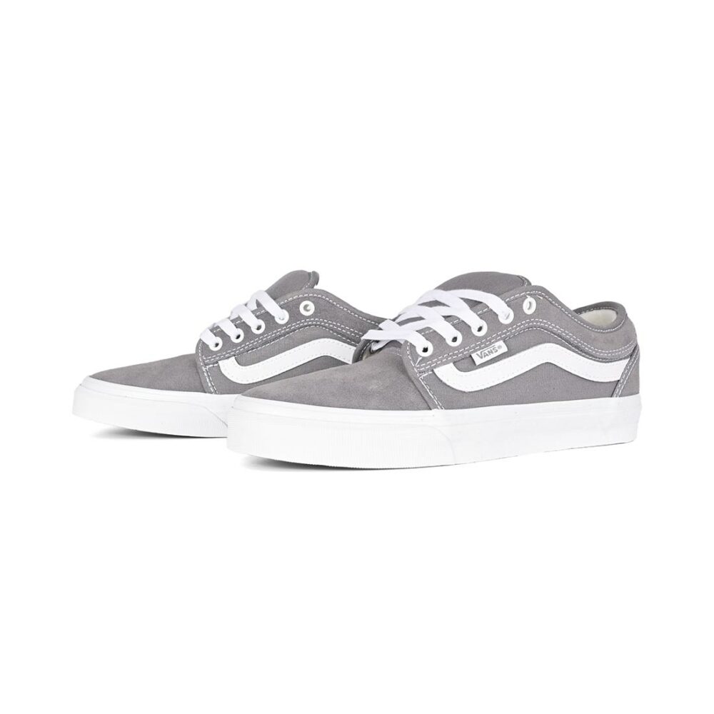Vans Chukka Low Sidestripe Skate Shoes - Light Grey