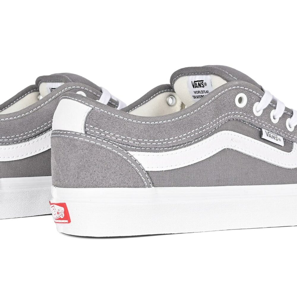 Vans Chukka Low Sidestripe Skate Shoes - Light Grey