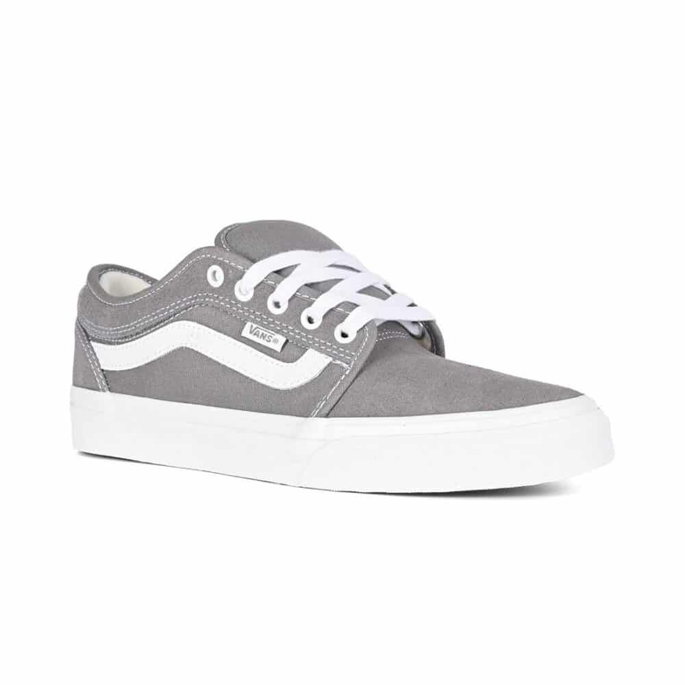 Vans Chukka Low Sidestripe Skate Shoes - Light Grey