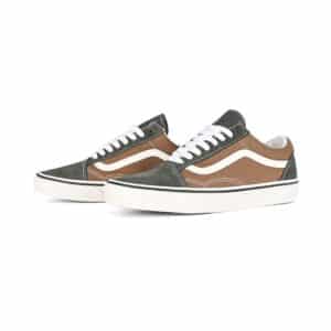 Vans Classic Old Skool Skate Shoes - Pop Brown/Multi