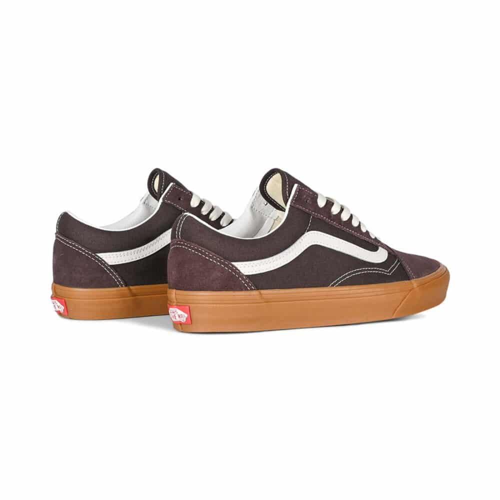 Vans Classic Old Skool Skate Shoes - Vintage Gum/Chocolate