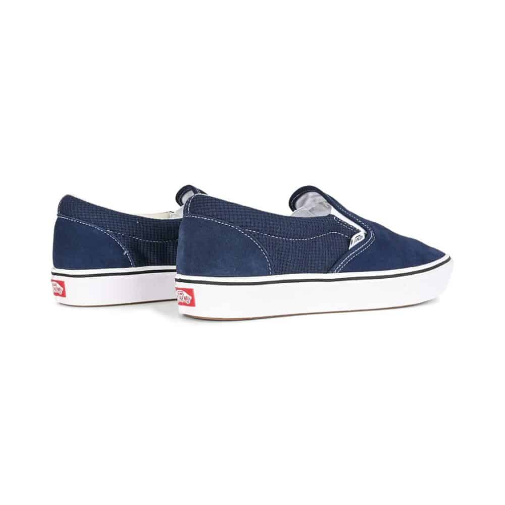 Vans Classic Slip-On Comfy Cush Skate Shoes - Dress Blues