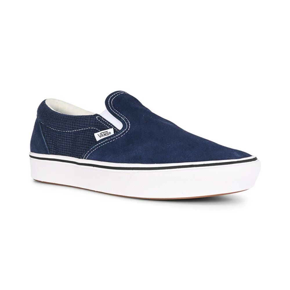 Vans Classic Slip-On Comfy Cush Skate Shoes - Dress Blues