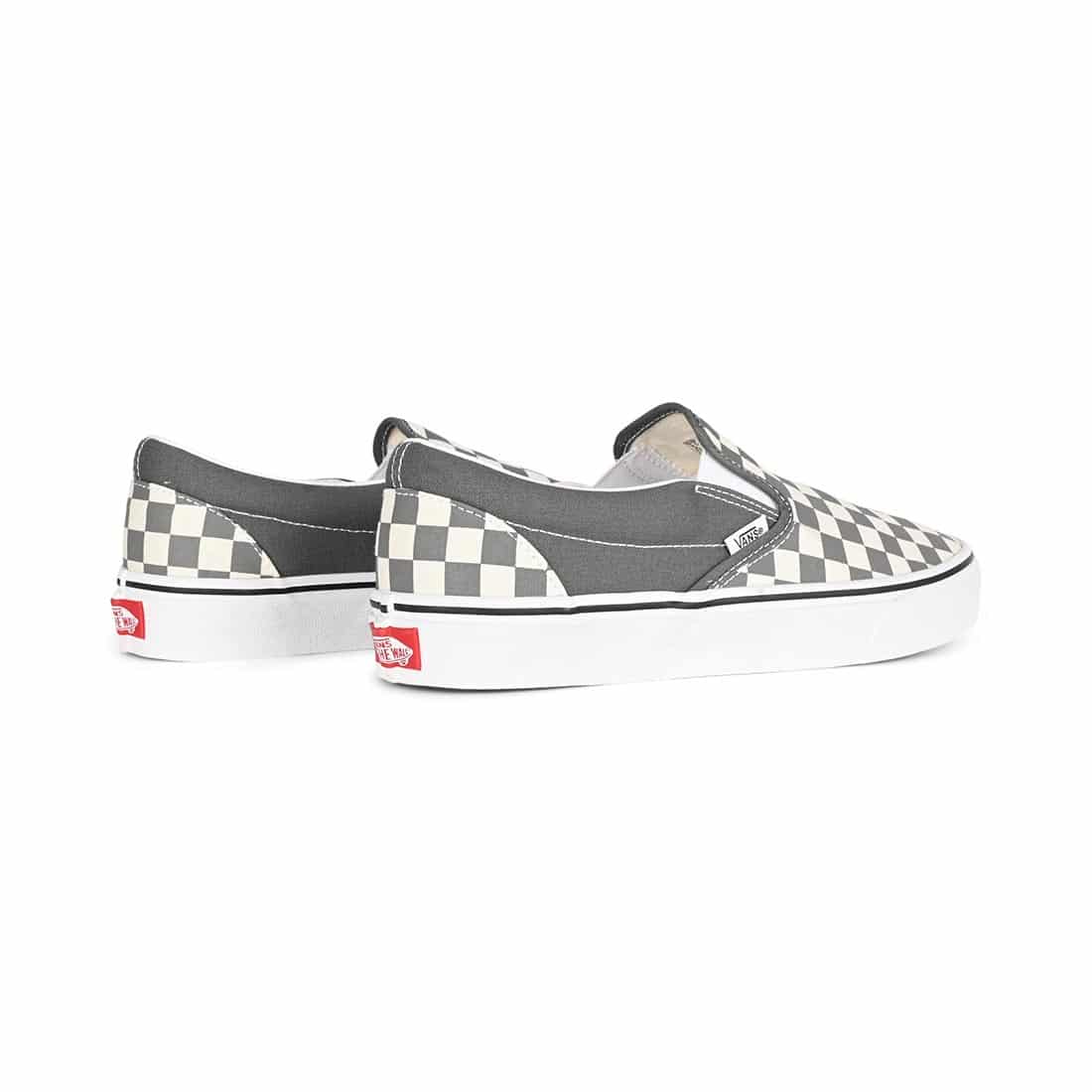 Pewter checkered vans shop