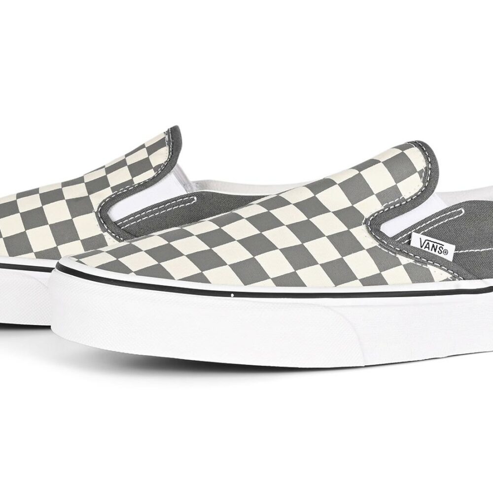 Vans Classic Slip-On SF Skate Shoes - Green Milieu/Marshmallow
