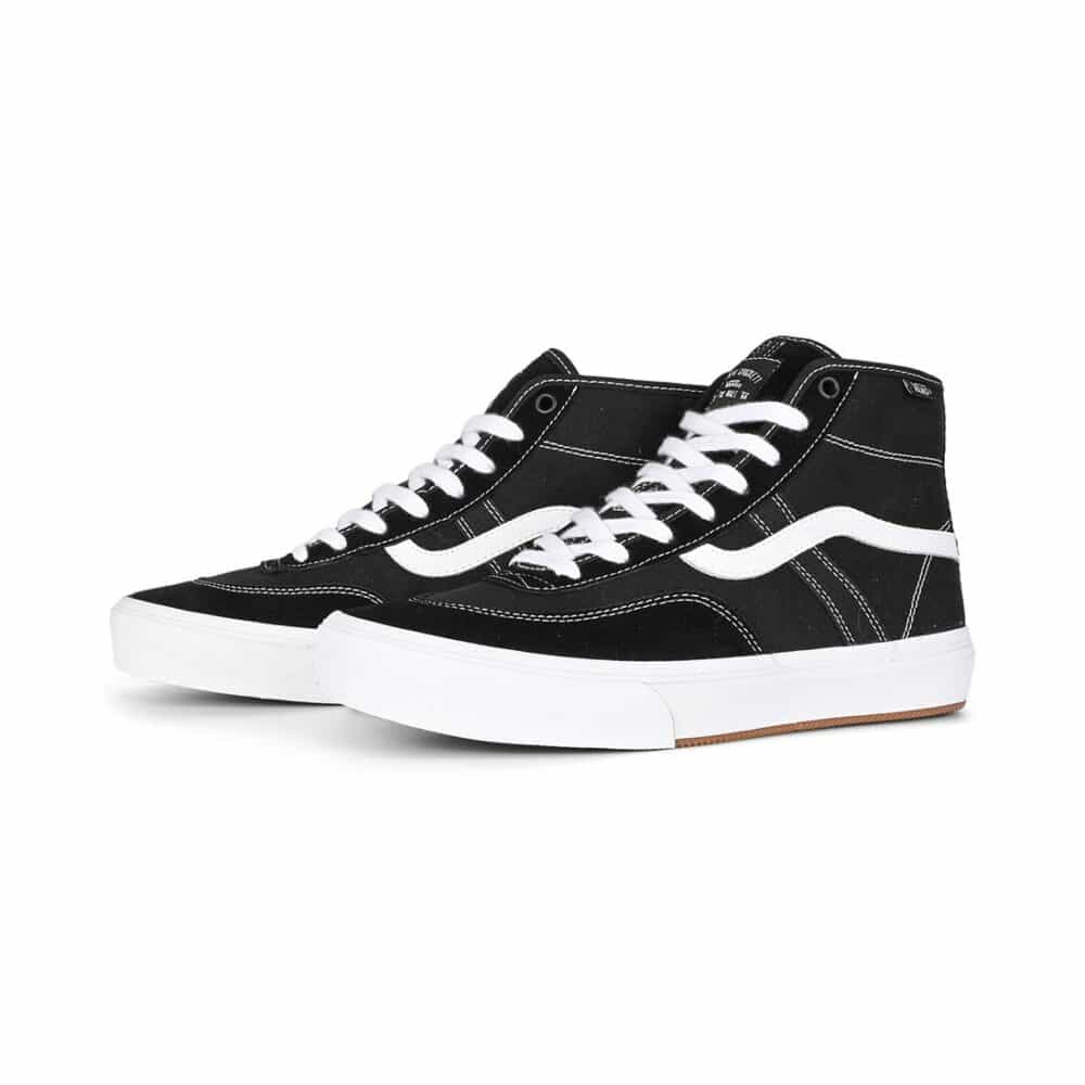 Vans Gilbert Crockett High Pro Skate Shoes - Black/White