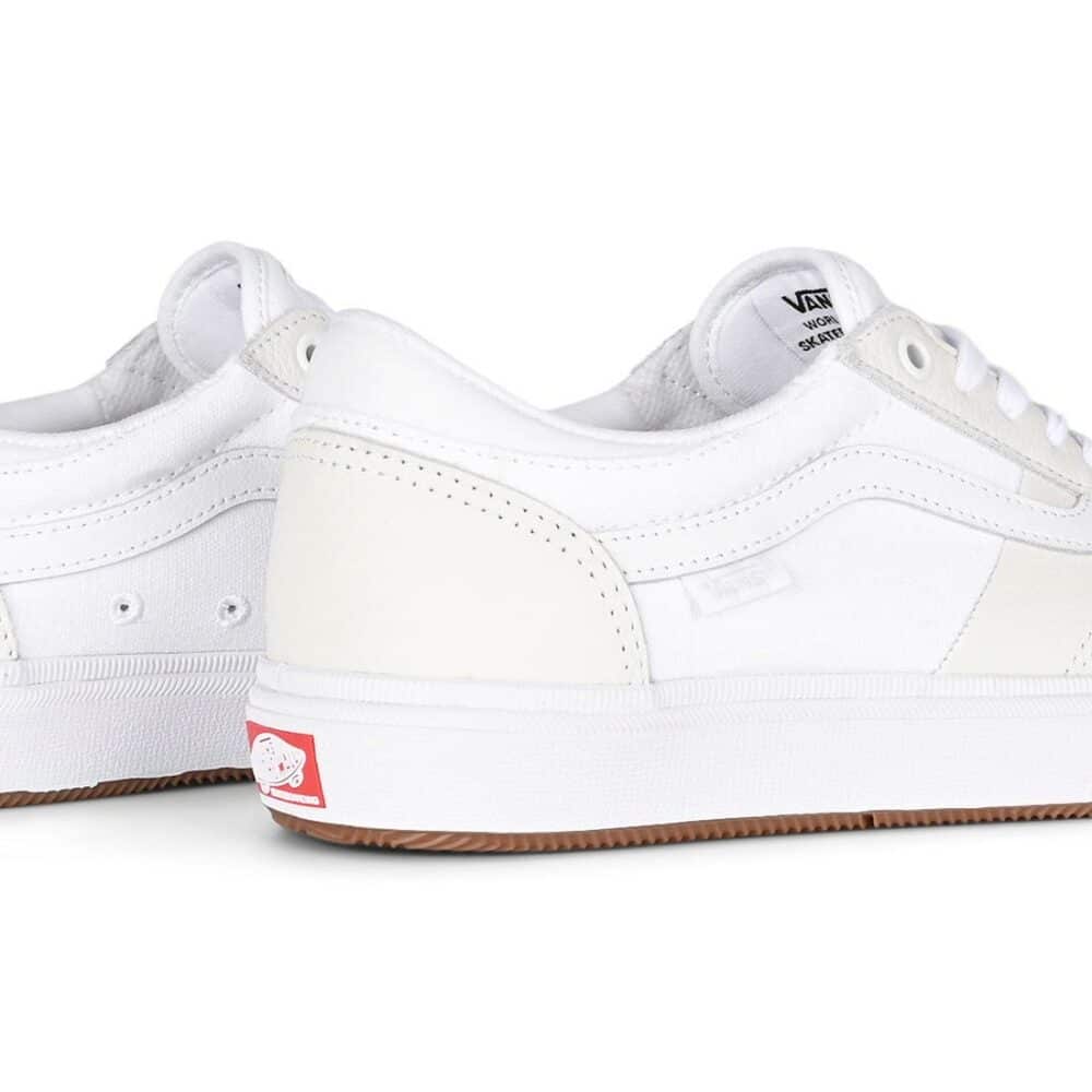 Vans Gilbert Crockett Pro Skate Shoes - White/White