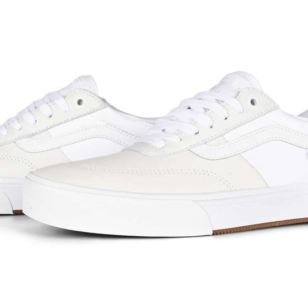 Vans Gilbert Crockett Pro Skate Shoes - White/White