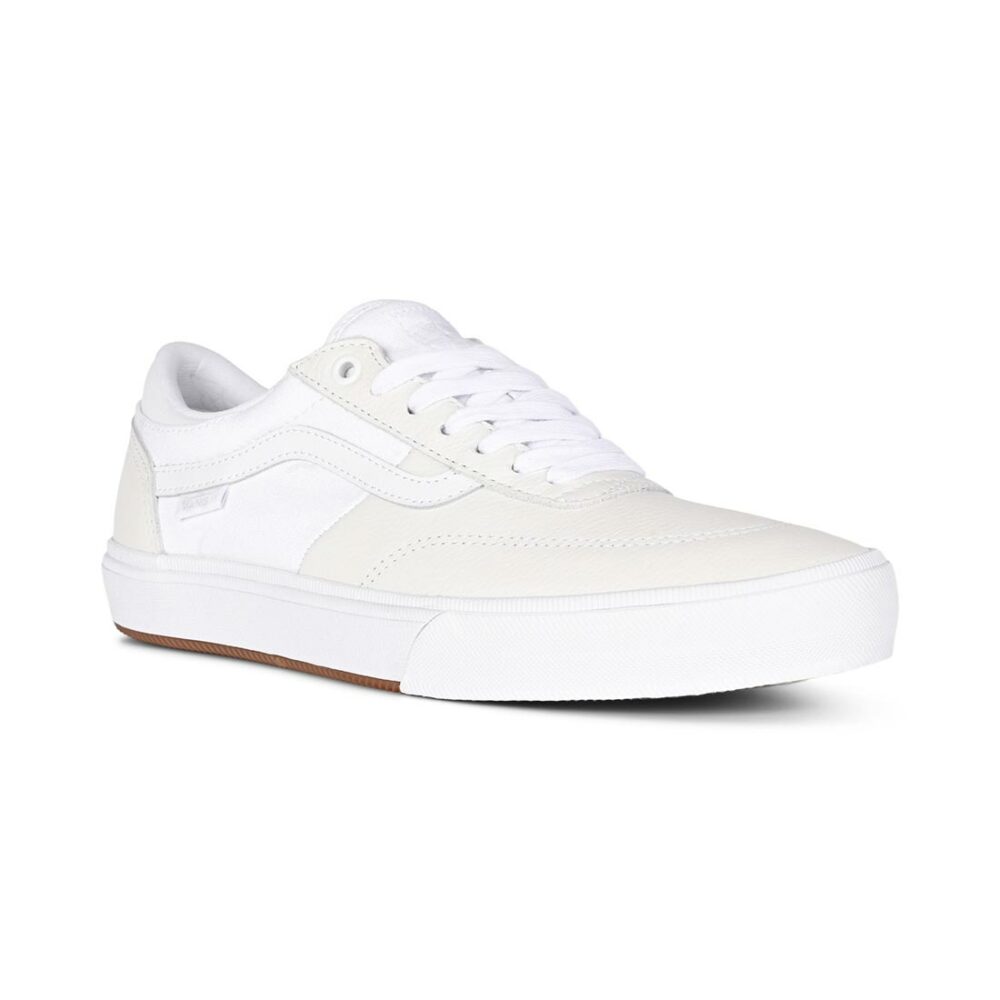 Vans Gilbert Crockett Pro Skate Shoes - White/White