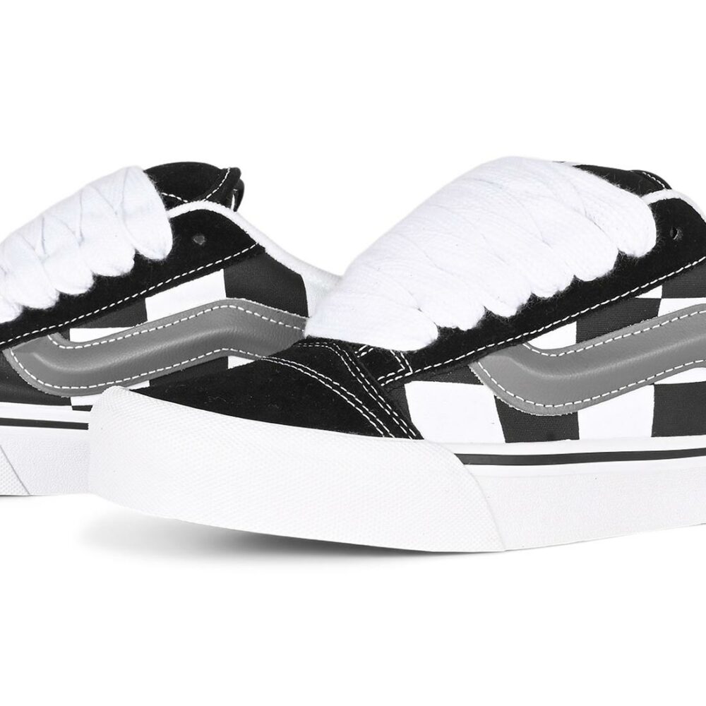 Vans Knu Skool Skate Shoes - Mega Check/Black