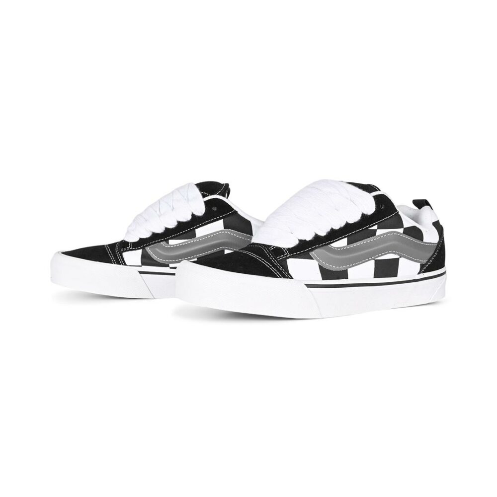 Vans Knu Skool Skate Shoes - Mega Check/Black