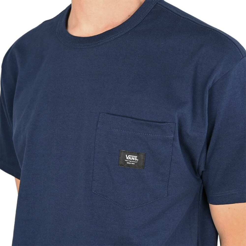 Vans Off The Wall II Pocket S/S T-Shirt - Dress Blues