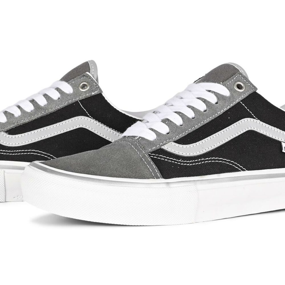 Vans Old Skool Skate Shoes - Reflective/Black/Grey