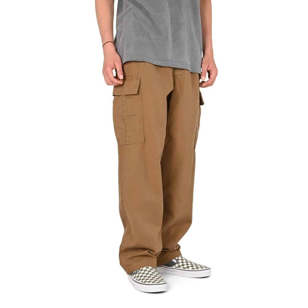 Vans Range Baggy Cargo Elasticated Pants - Kangaroo