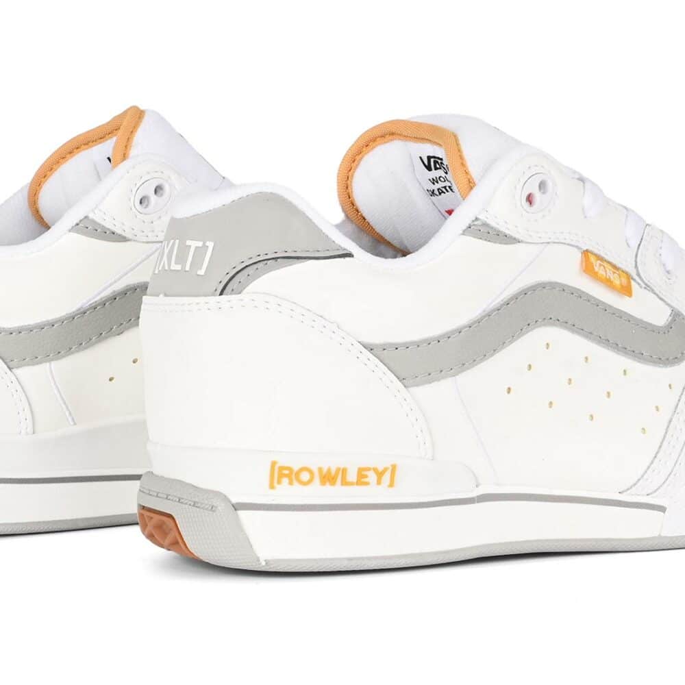 Vans Rowley XLT Skate Shoes - White/Grey