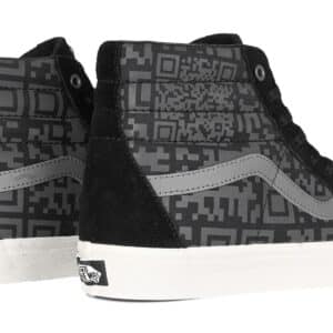靴 VANS Sk8-Hi Bk Check V38-J671 Vans Men SK8-Hi - Blur Check black white