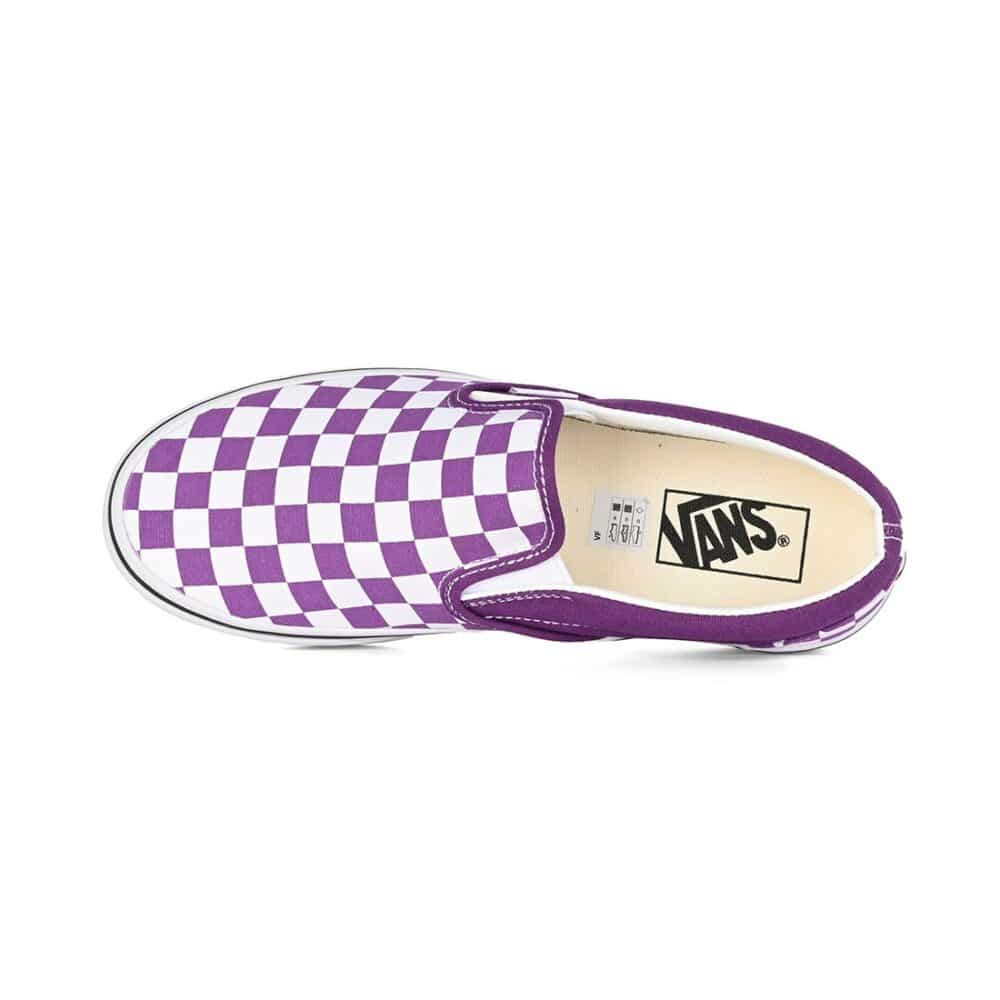 Vans Women's Classic Slip-On Skate Shoes - Purple Magic