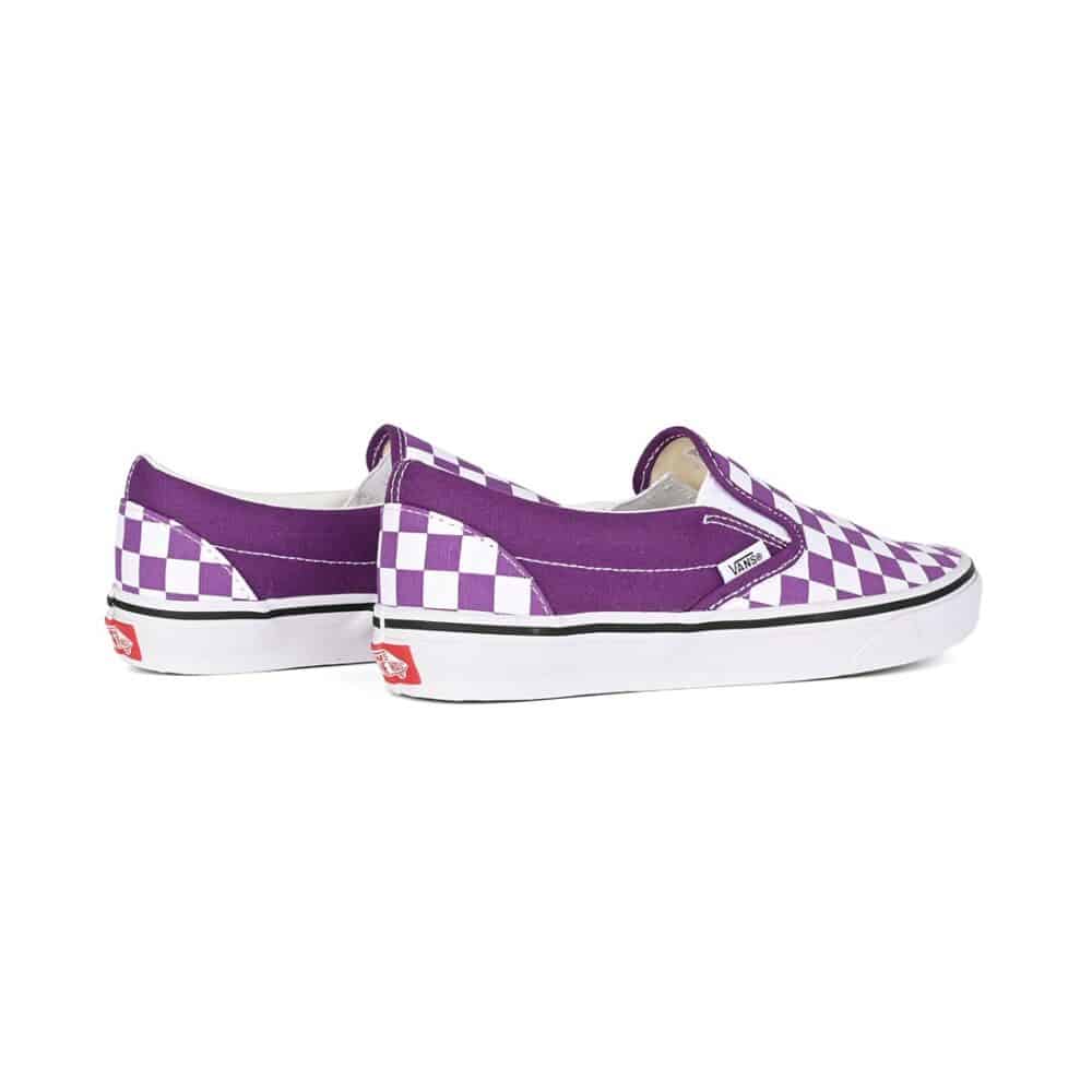 Vans Women's Classic Slip-On Skate Shoes - Purple Magic
