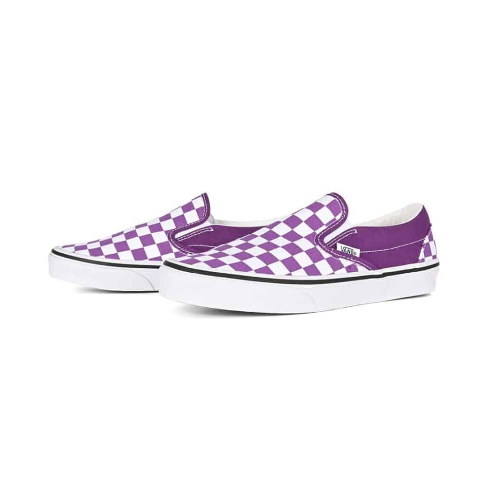 Vans Women's Classic Slip-On Skate Shoes - Purple Magic