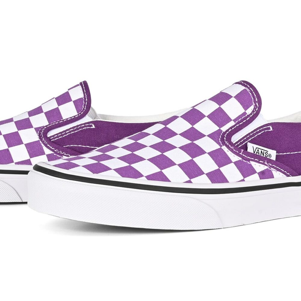 Vans Women's Classic Slip-On Skate Shoes - Purple Magic