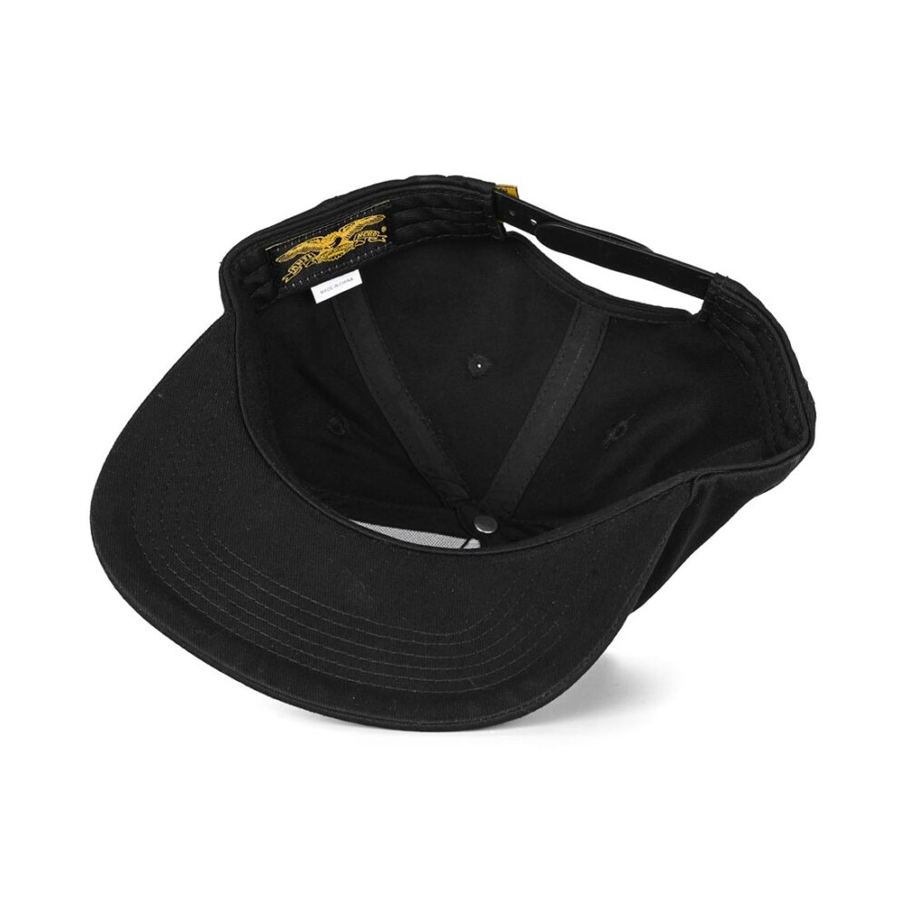 Anti Hero Eagle Round Snapback Cap - Black/Charcoal