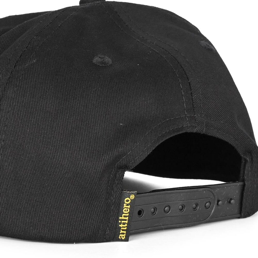 Anti Hero Eagle Round Snapback Cap - Black/Charcoal