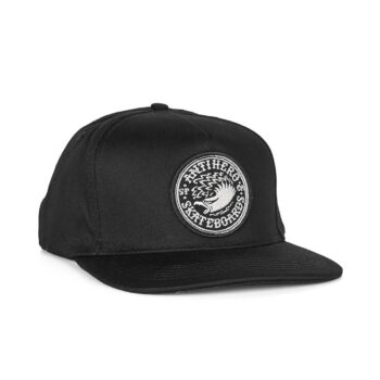 Anti Hero Eagle Round Snapback Cap - Black/Charcoal