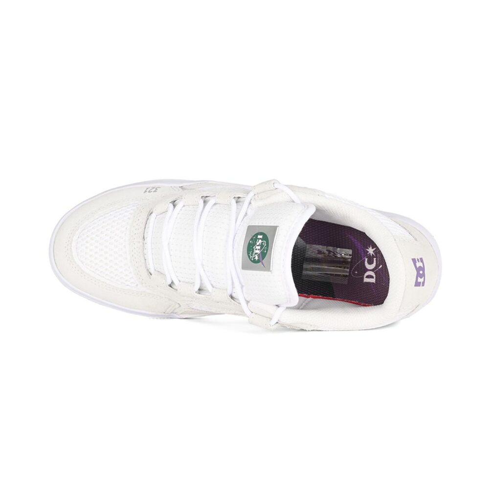 DC Cepeda Metric S Skate Shoes - White/Purple