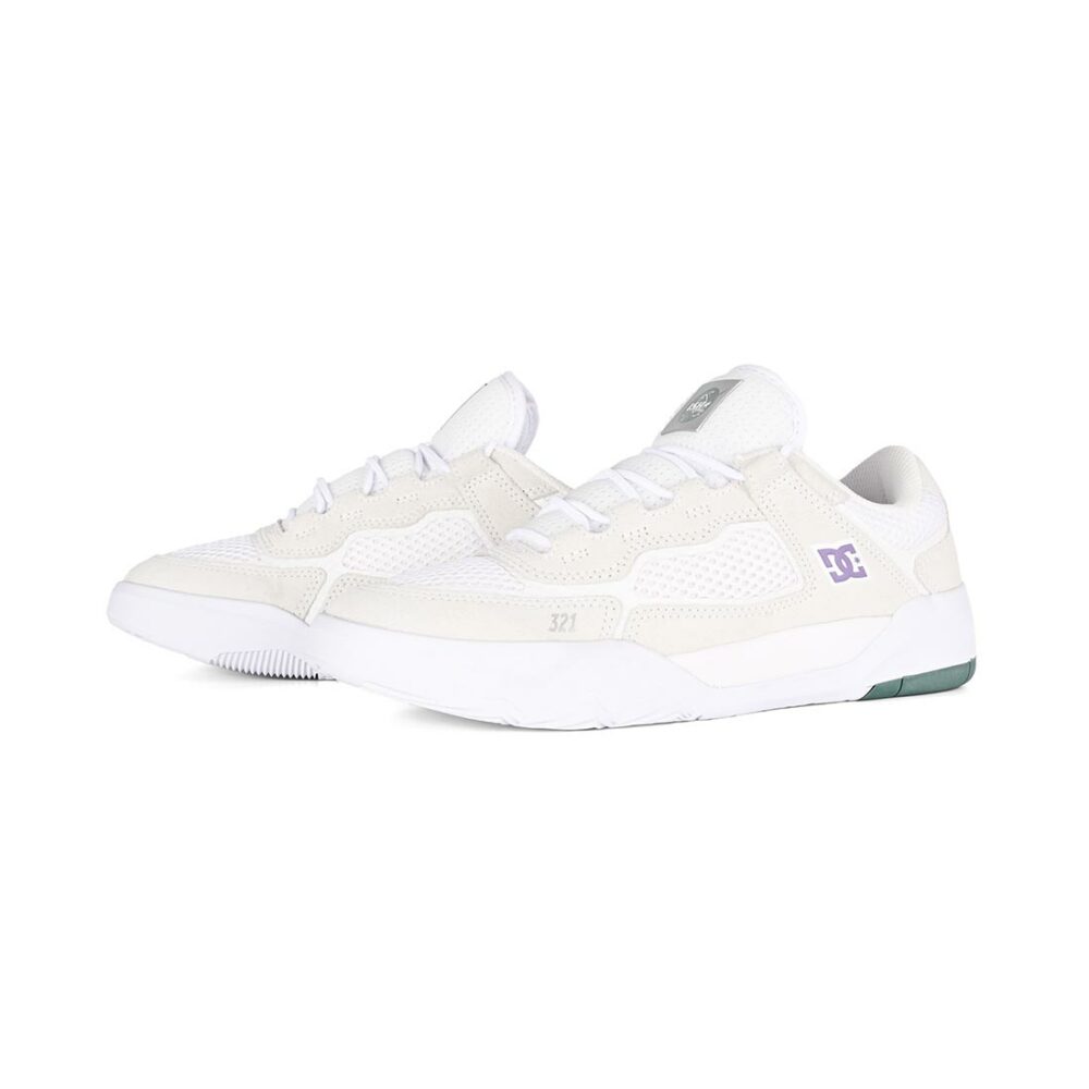 DC Cepeda Metric S Skate Shoes - White/Purple
