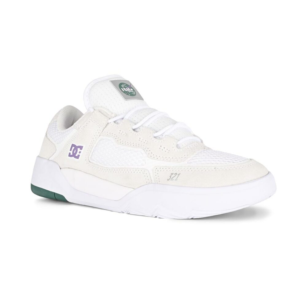 DC Cepeda Metric S Skate Shoes - White/Purple