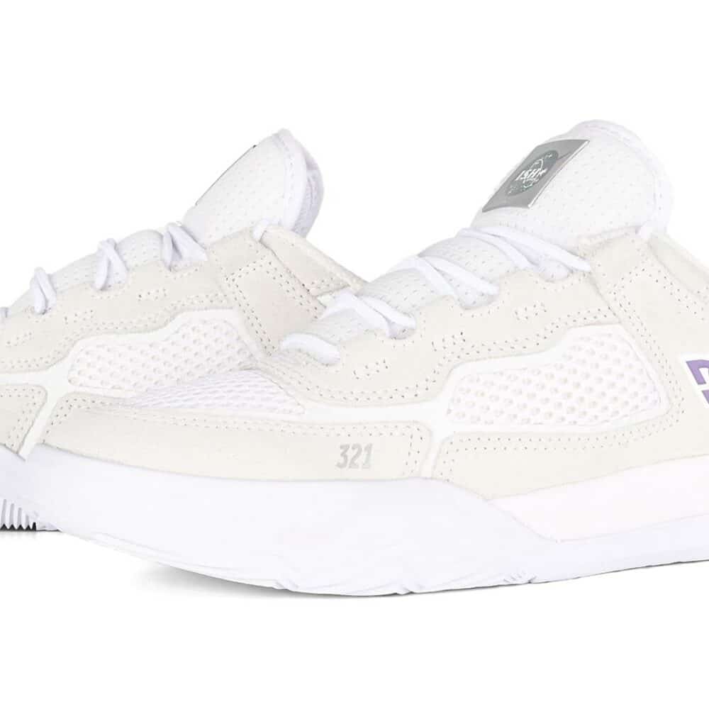 DC Cepeda Metric S Skate Shoes - White/Purple