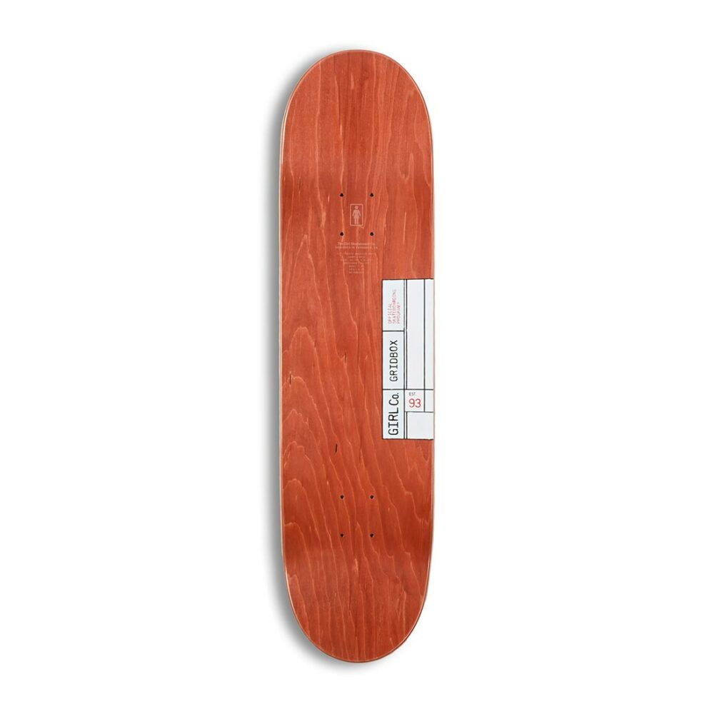Girl Pacheco Gridbox 8.375" Skateboard Deck